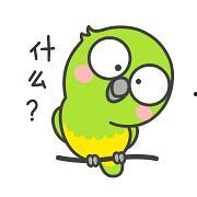 小鹦鹉吃瓜表情,萌态十足，趣味横生